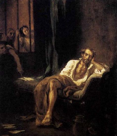 Eugene Delacroix Tasso in the Madhouse China oil painting art